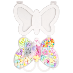 Schmuck-Set „Butterfly“ | 140×110×20 mm, mehrfarbig, pastell, 38 g