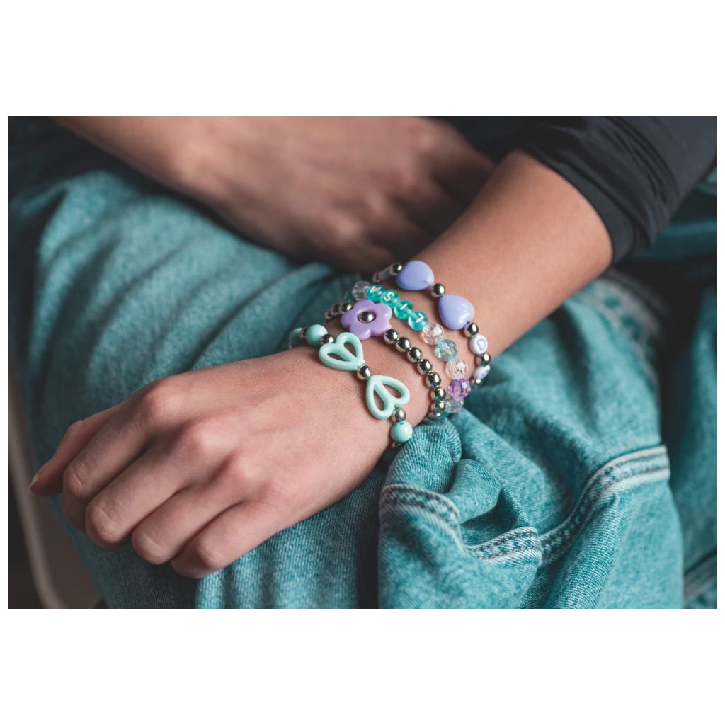 Schmuck-Set „Butterfly“ | 140×110×20 mm, mehrfarbig, pastell, 38 g