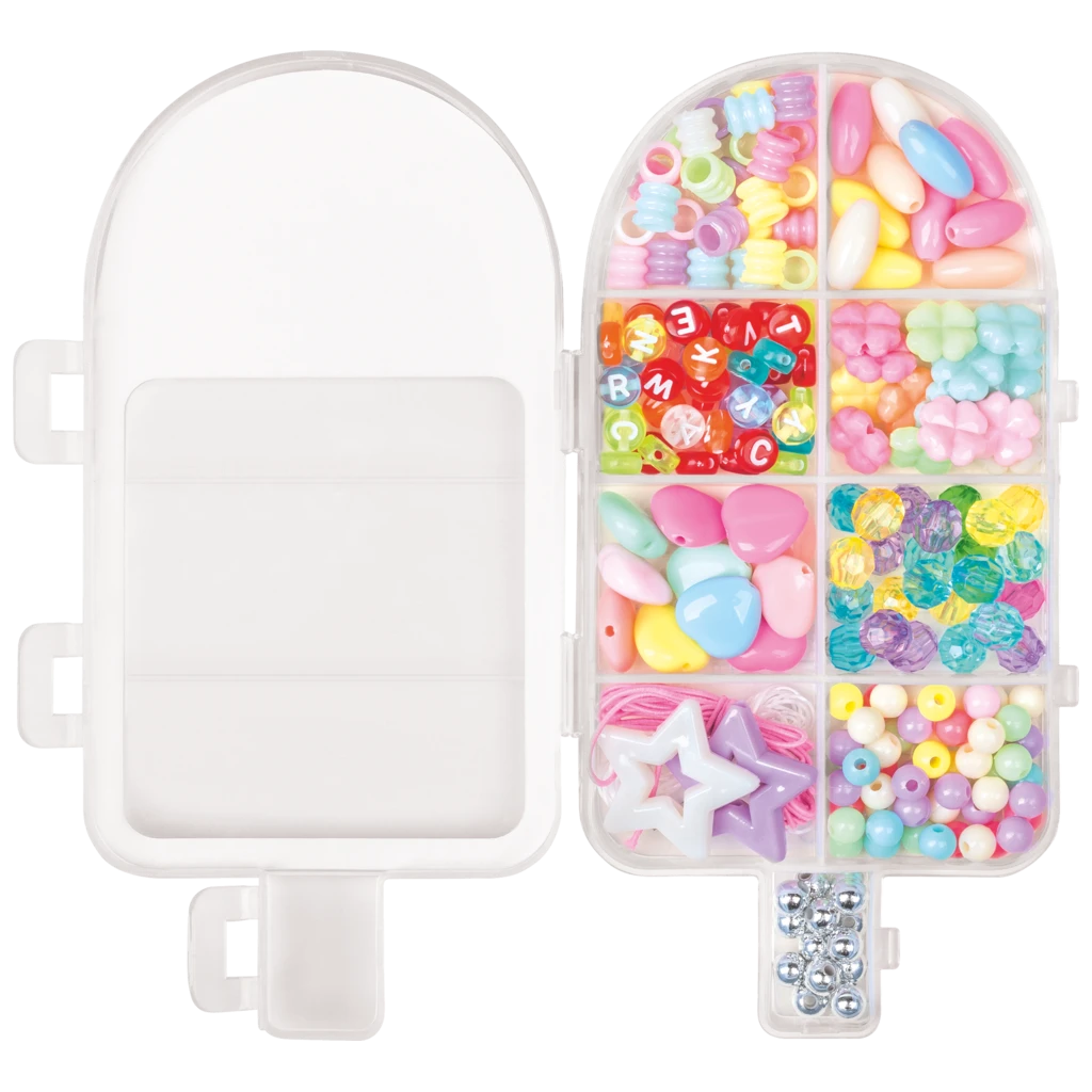 Schmuck-Set „Ice Cream“ | 80×155×20 mm, mehrfarbig, pastell, 38 g