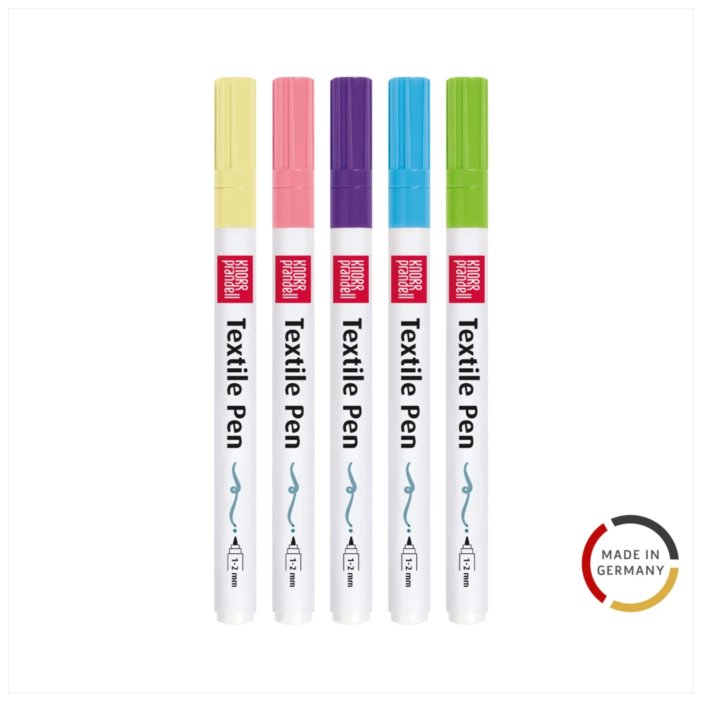 Textile Pen-Set „Candy“ dünn | 1-2 mm