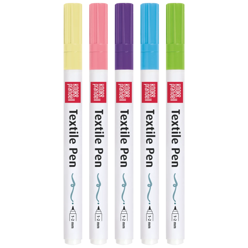 Textile Pen-Set „Candy“ dünn | 1-2 mm