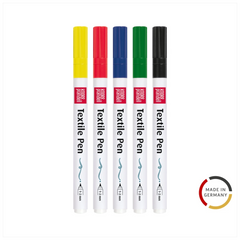 Textile Pen-Set „Basic“ dünn | 1-2 mm
