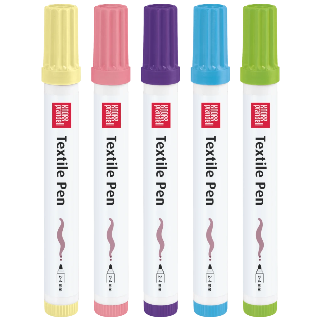 Textile Pen-Set „Candy“ dick | 2-4 mm