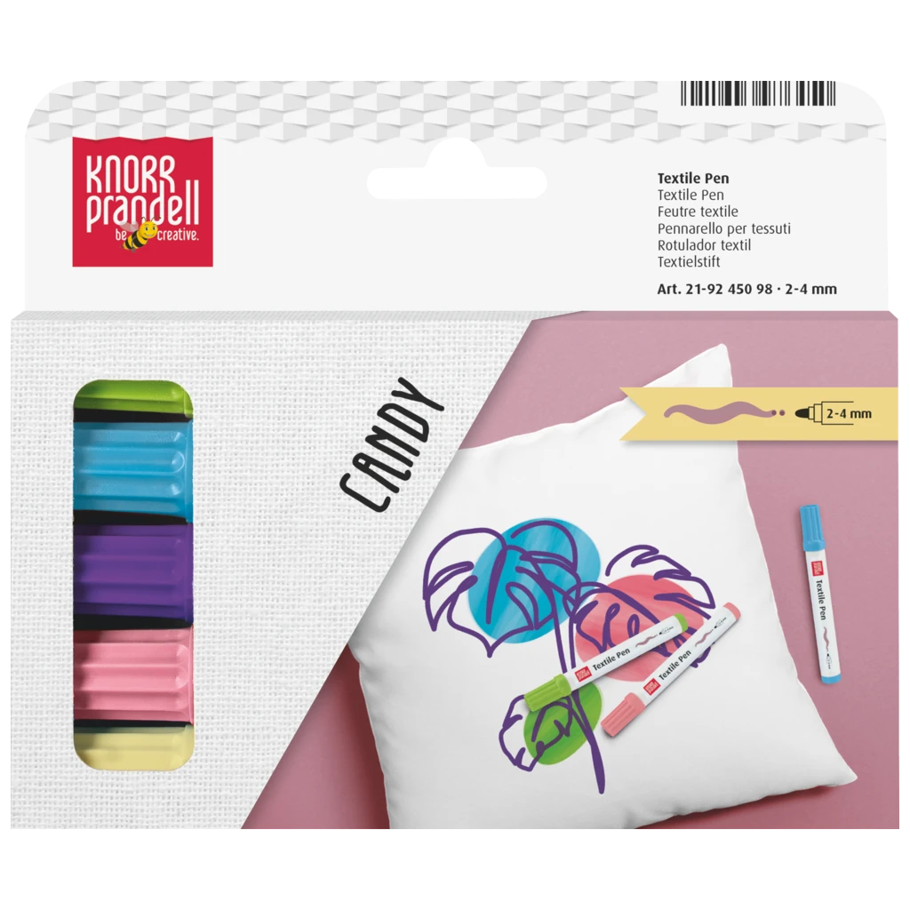 Textile Pen-Set „Candy“ dick | 2-4 mm
