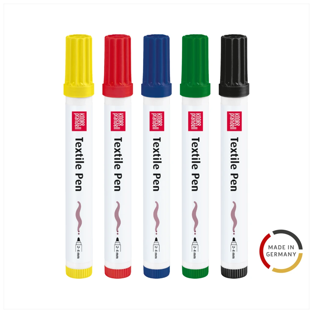Textile Pen-Set „Basic“ dick | 2-4 mm