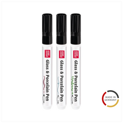 Glass & Porcelain Pen-Set „Black“ | schwarz