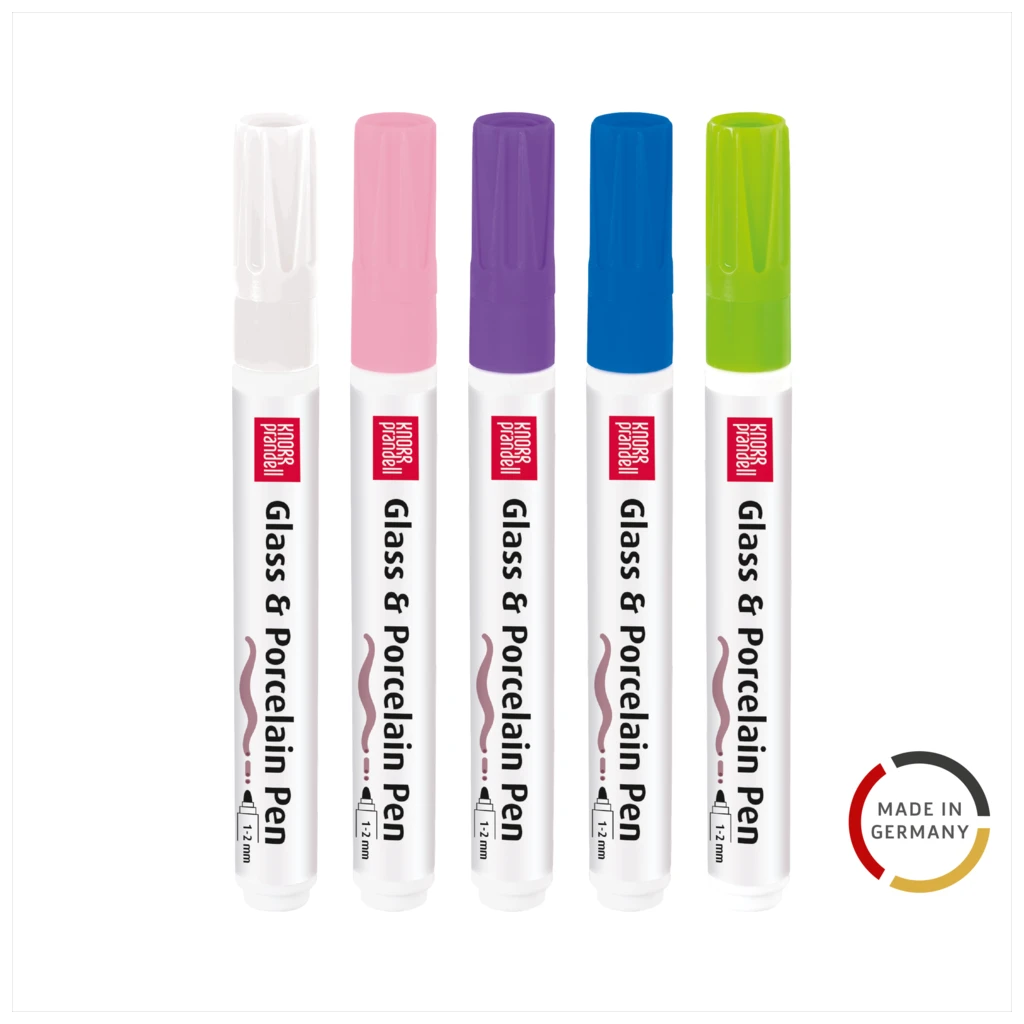 Glass & Porcelain Pen-Set „Candy“ | 1-2 mm