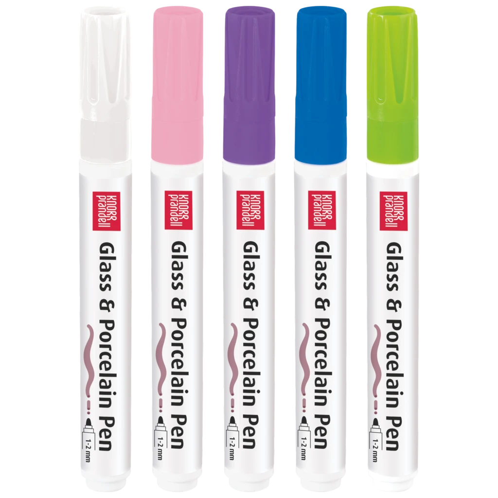 Glass & Porcelain Pen-Set „Candy“ | 1-2 mm