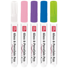 Glass & Porcelain Pen-Set „Candy“ | 1-2 mm
