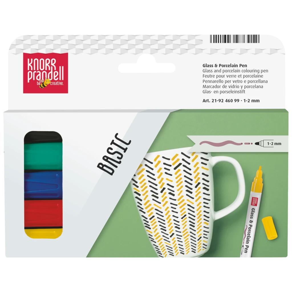 Glass & Porcelain Pen-Set „Basic“ | 1-2 mm