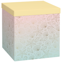 Geschenkbox „Sereia“ | 23×24×23 cm, 120 g/m², mehrfarbig