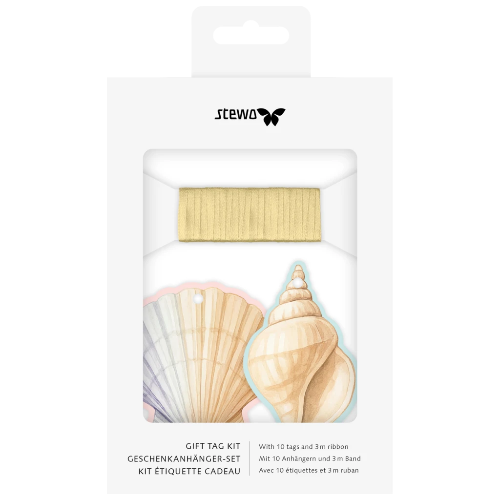 Geschenkanhänger-Set „Sereia“ | mehrfarbig