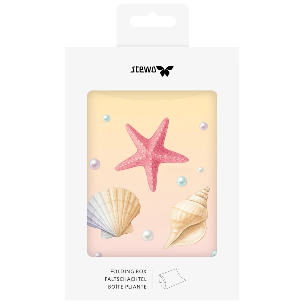 Faltschachtel „Sereia“ | 11×2,5×11 cm, mehrfarbig, 3 Stück