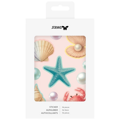 Aufkleber Bogen „Sereia“ | 110×150 mm, mehrfarbig, 4 Blatt