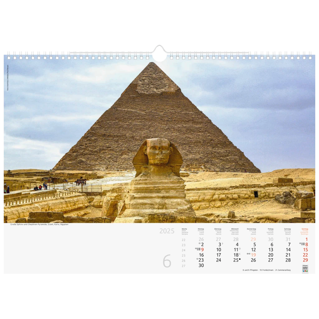 Bildkalender '25 „Reise um die Welt“ | 440×310 mm