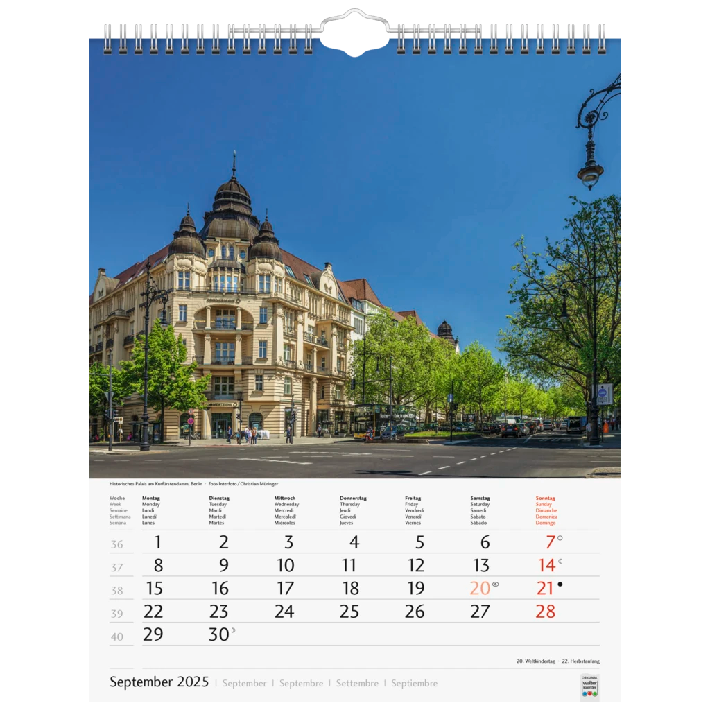 Bildkalender '25 „Schönes Deutschland“ | 245×310 mm