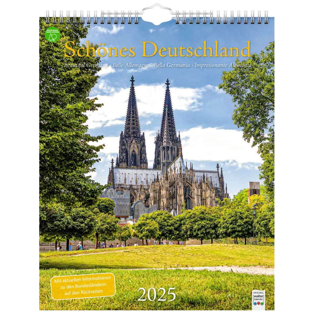 Bildkalender '25 „Schönes Deutschland“ | 245×310 mm