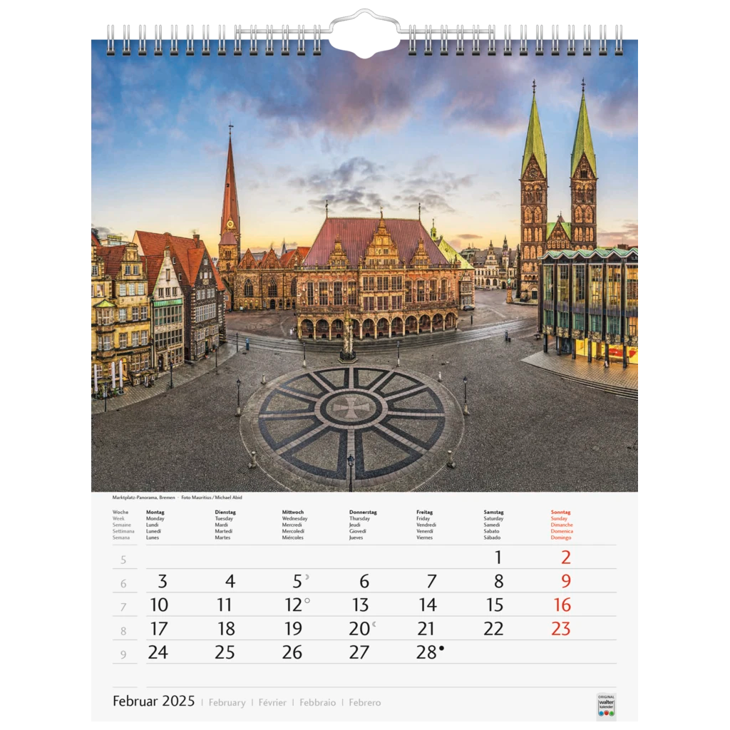 Bildkalender '25 „Schönes Deutschland“ | 245×310 mm