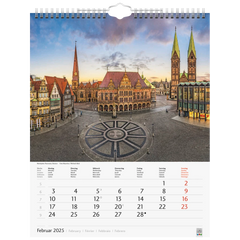 Bildkalender '25 „Schönes Deutschland“ | 245×310 mm