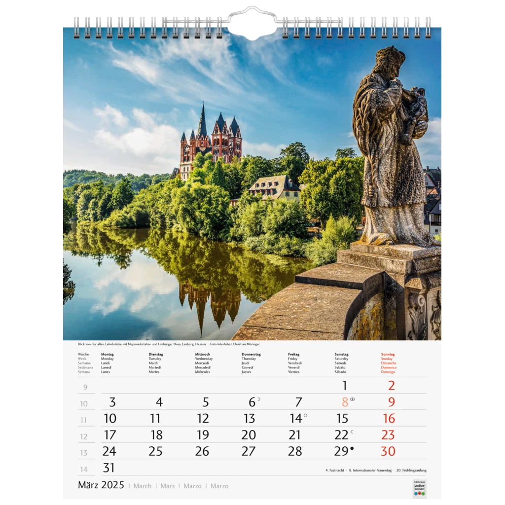 Bildkalender '25 „Schönes Deutschland“ | 245×310 mm