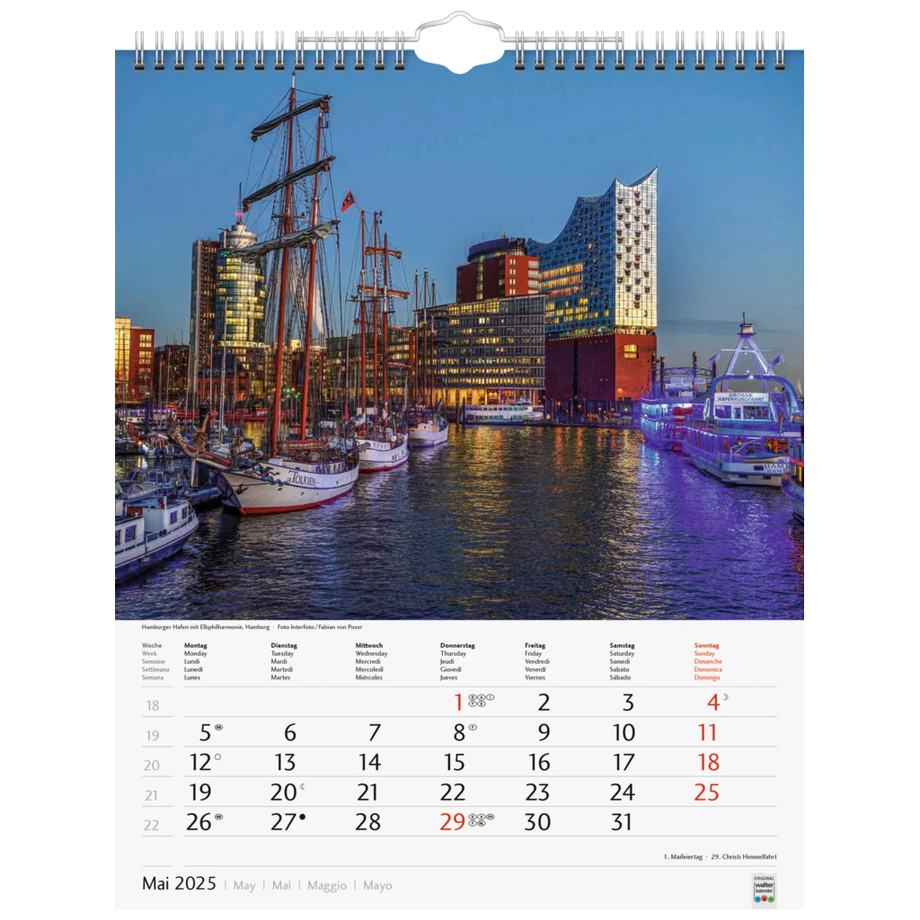 Bildkalender '25 „Schönes Deutschland“ | 245×310 mm