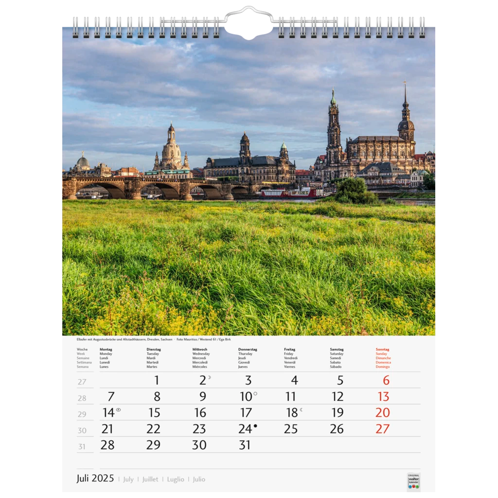 Bildkalender '25 „Schönes Deutschland“ | 245×310 mm