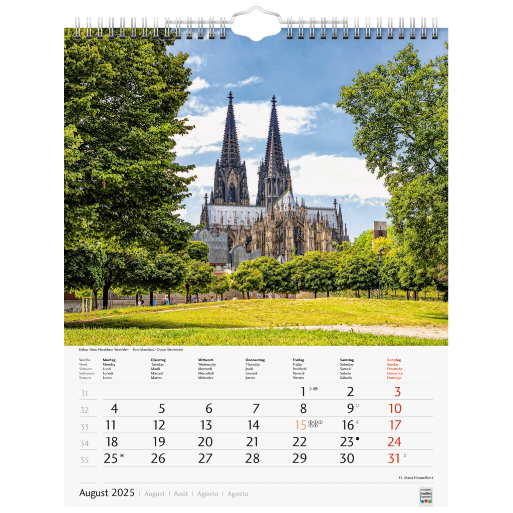 Bildkalender '25 „Schönes Deutschland“ | 245×310 mm