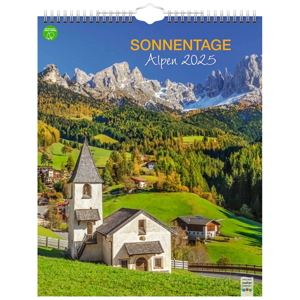 Bildkalender '25 „Sonnentage Alpen“ | 245×310 mm