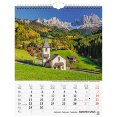 Bildkalender '25 „Sonnentage Alpen“ | 245×310 mm