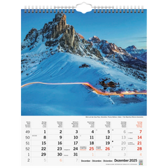 Bildkalender '25 „Sonnentage Alpen“ | 245×310 mm