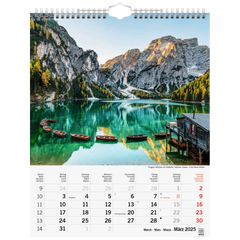 Bildkalender '25 „Sonnentage Alpen“ | 245×310 mm