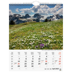 Bildkalender '25 „Sonnentage Alpen“ | 245×310 mm