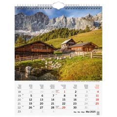 Bildkalender '25 „Sonnentage Alpen“ | 245×310 mm