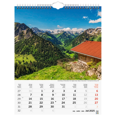 Bildkalender '25 „Sonnentage Alpen“ | 245×310 mm