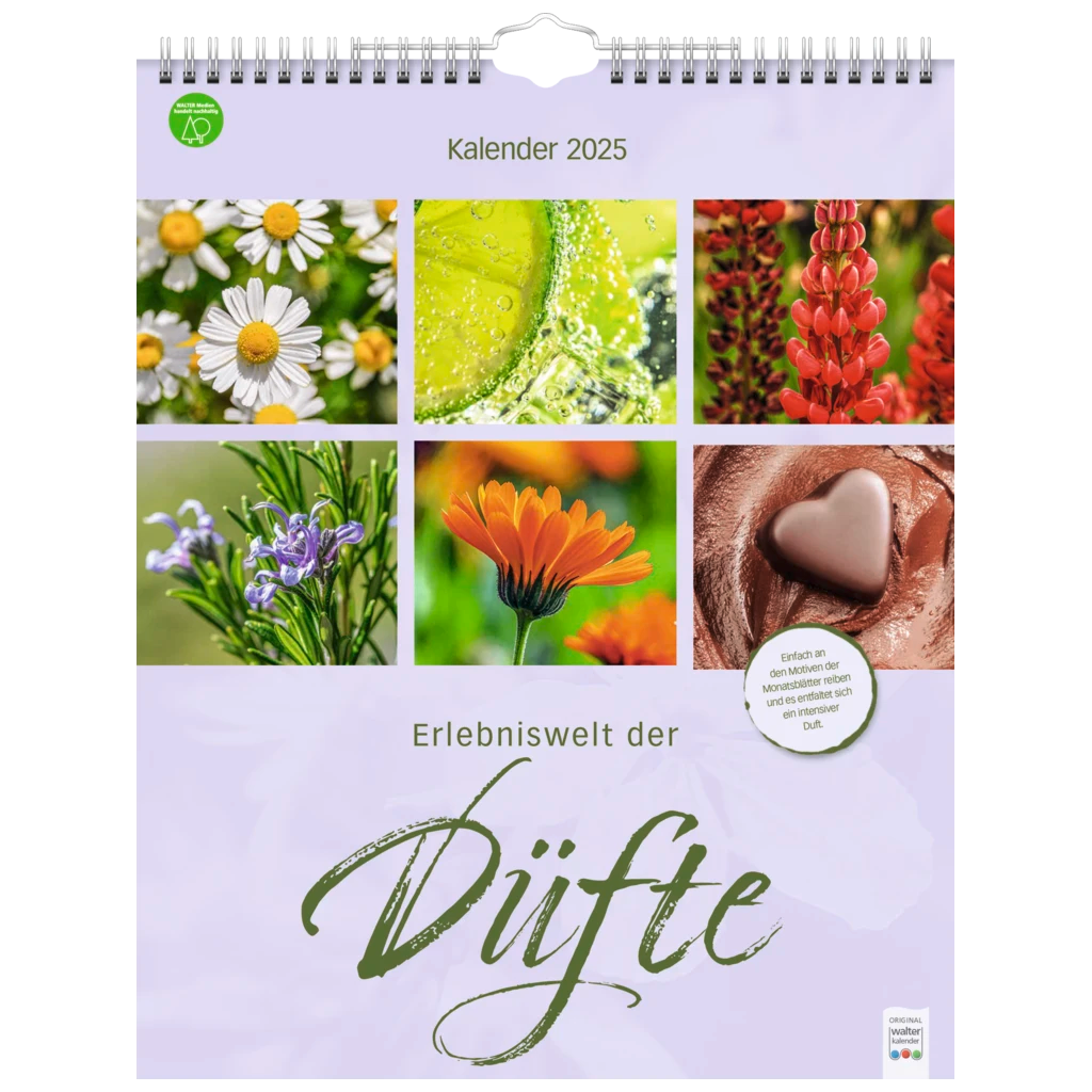 Bildkalender '25 „Erlebniswelt der Düfte“ | 245×310 mm