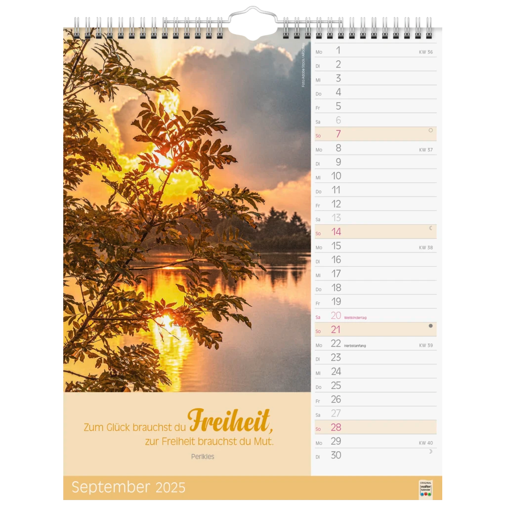 Bildkalender '25 „Ruhepause“ | 245×310 mm