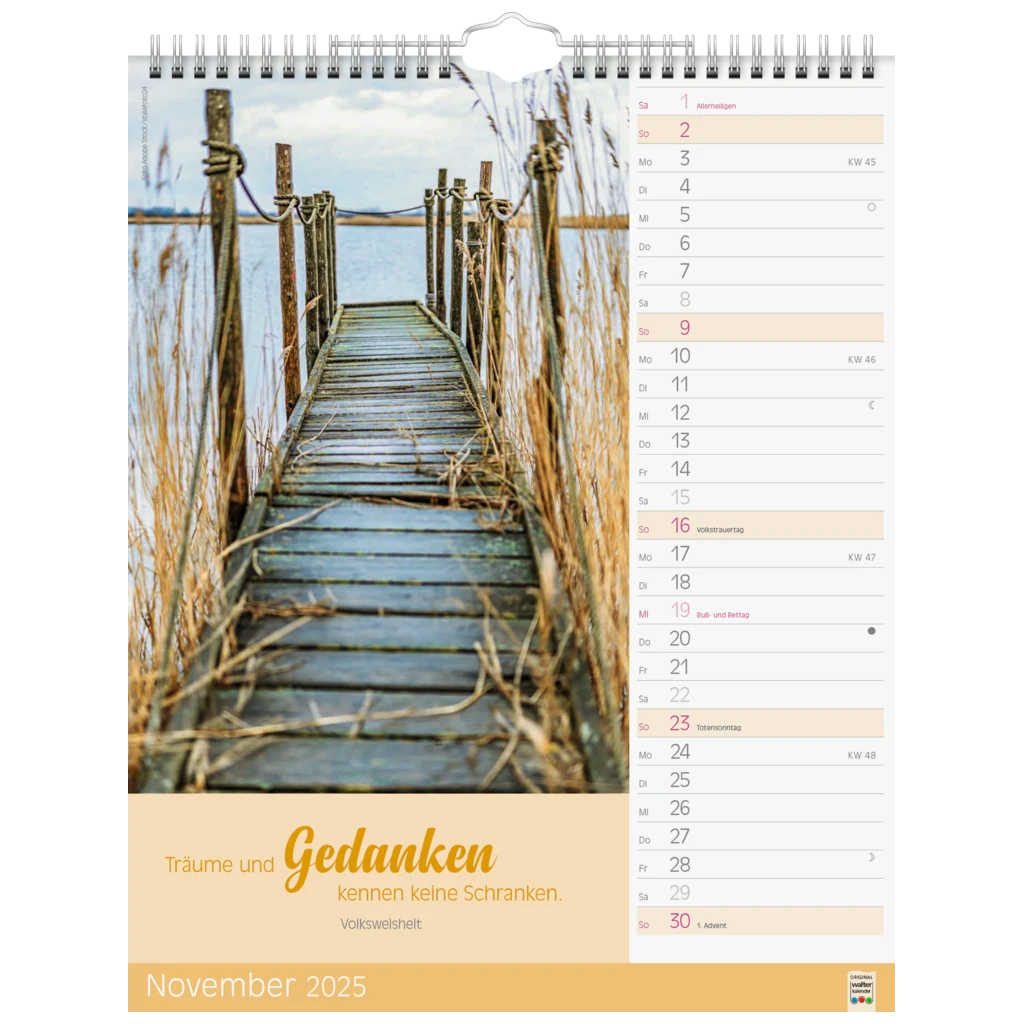 Bildkalender '25 „Ruhepause“ | 245×310 mm