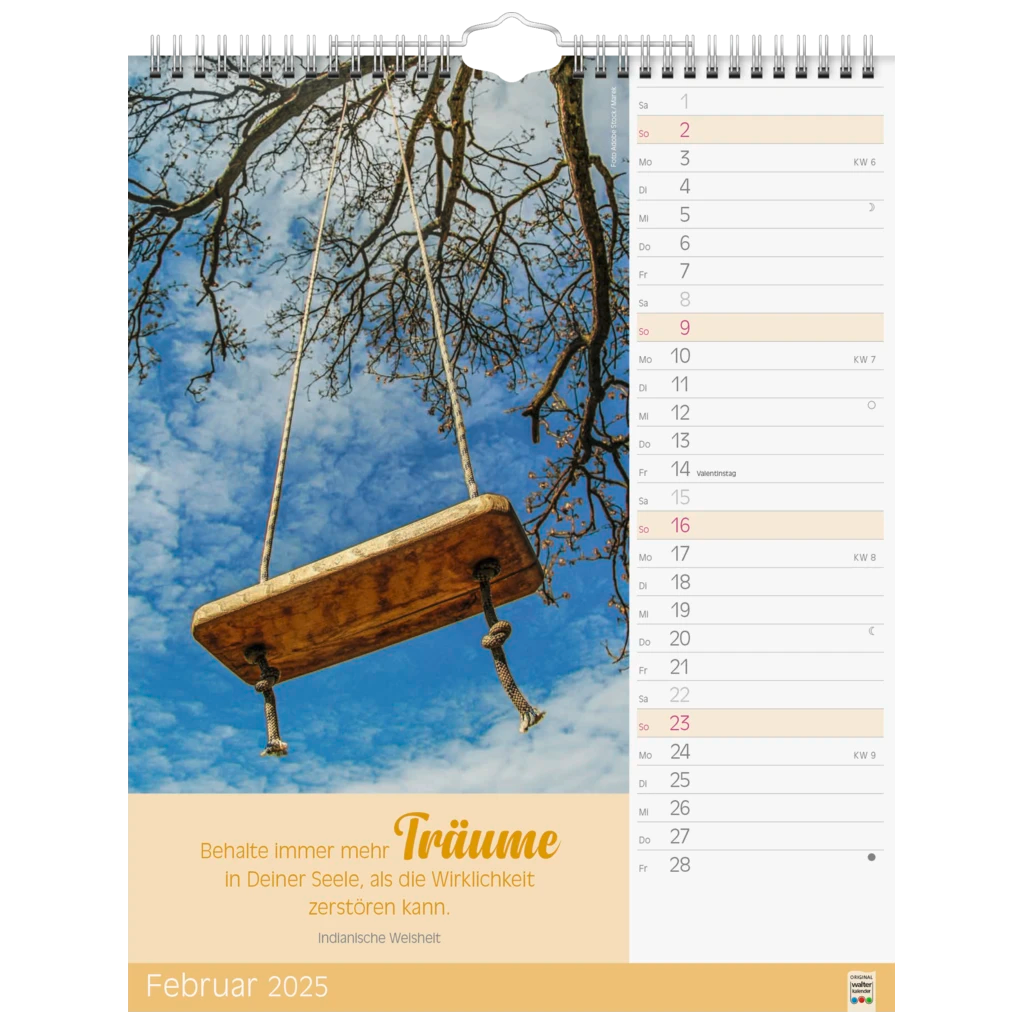 Bildkalender '25 „Ruhepause“ | 245×310 mm