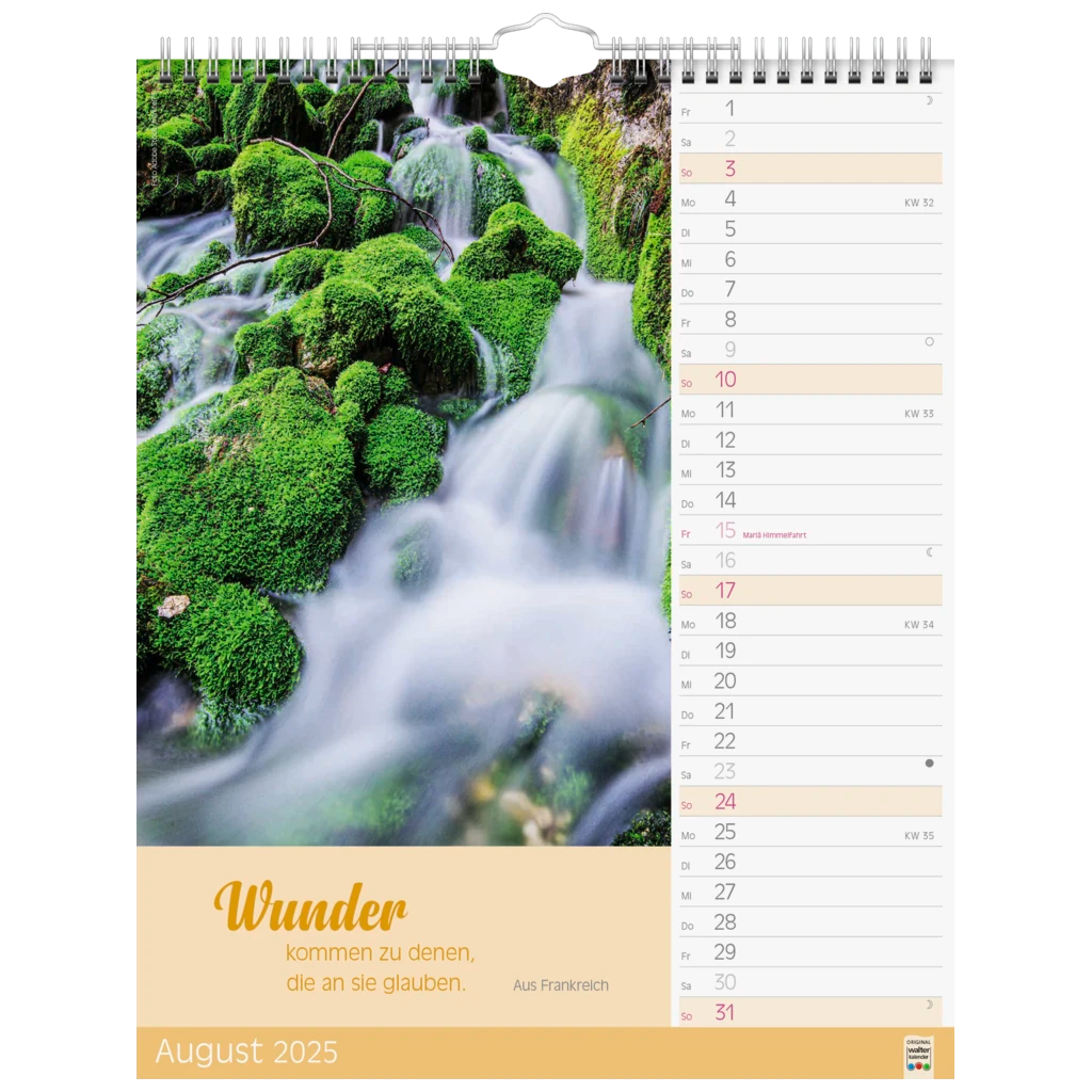 Bildkalender '25 „Ruhepause“ | 245×310 mm