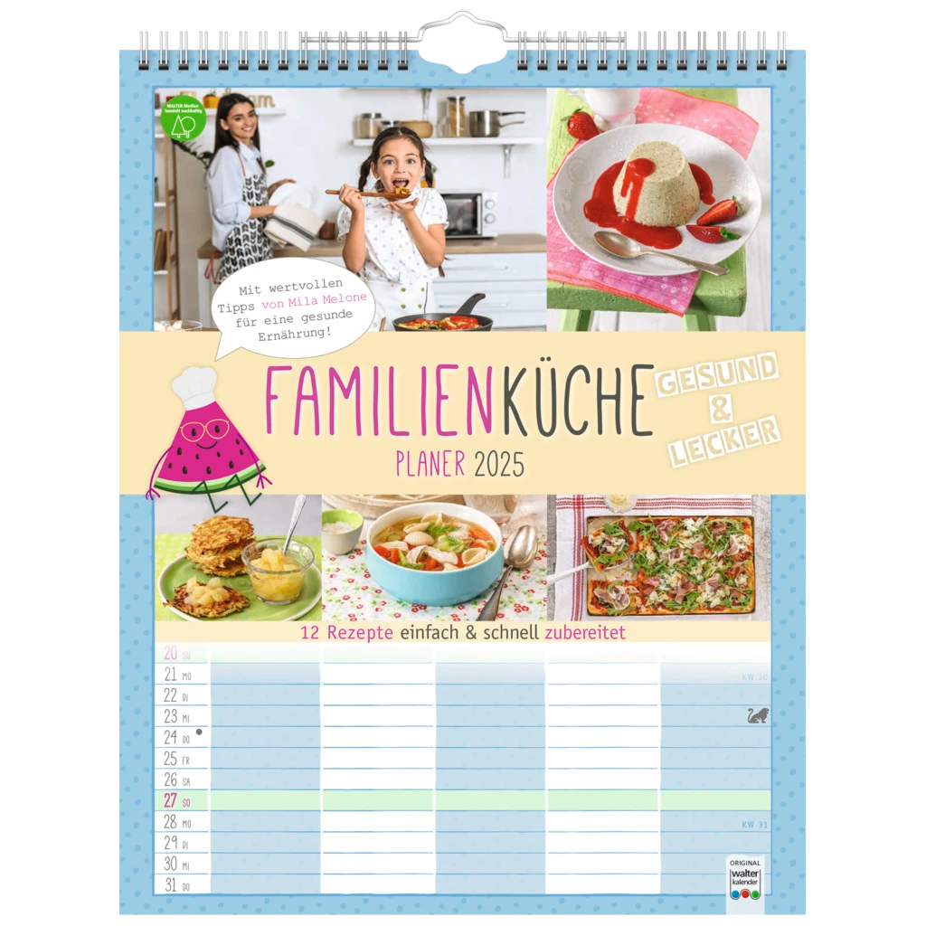 Bildkalender '25 „Familienküche“ | 245×310 mm