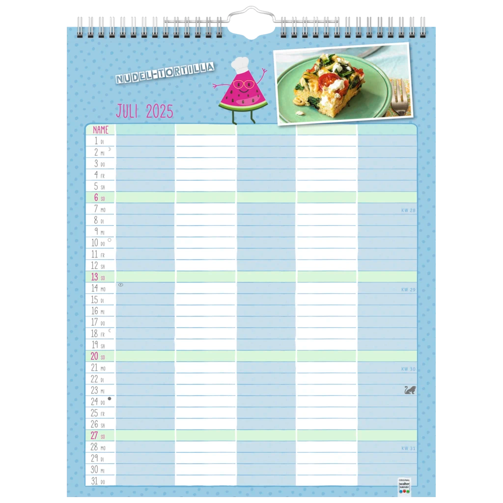 Bildkalender '25 „Familienküche“ | 245×310 mm