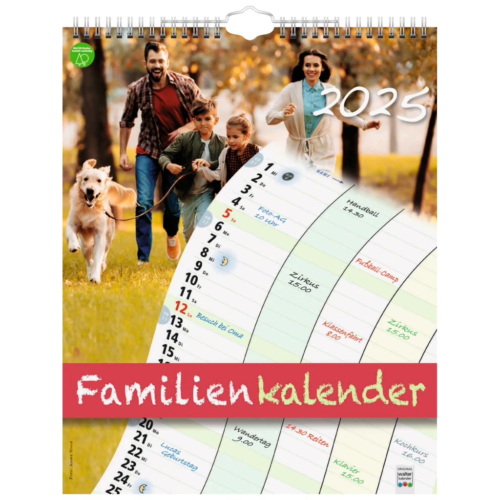 Bildkalender '25 „Familienkalender“ | 245×310 mm