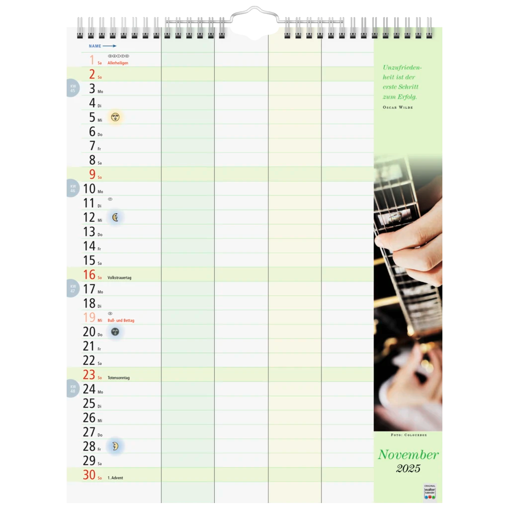 Bildkalender '25 „Familienkalender“ | 245×310 mm