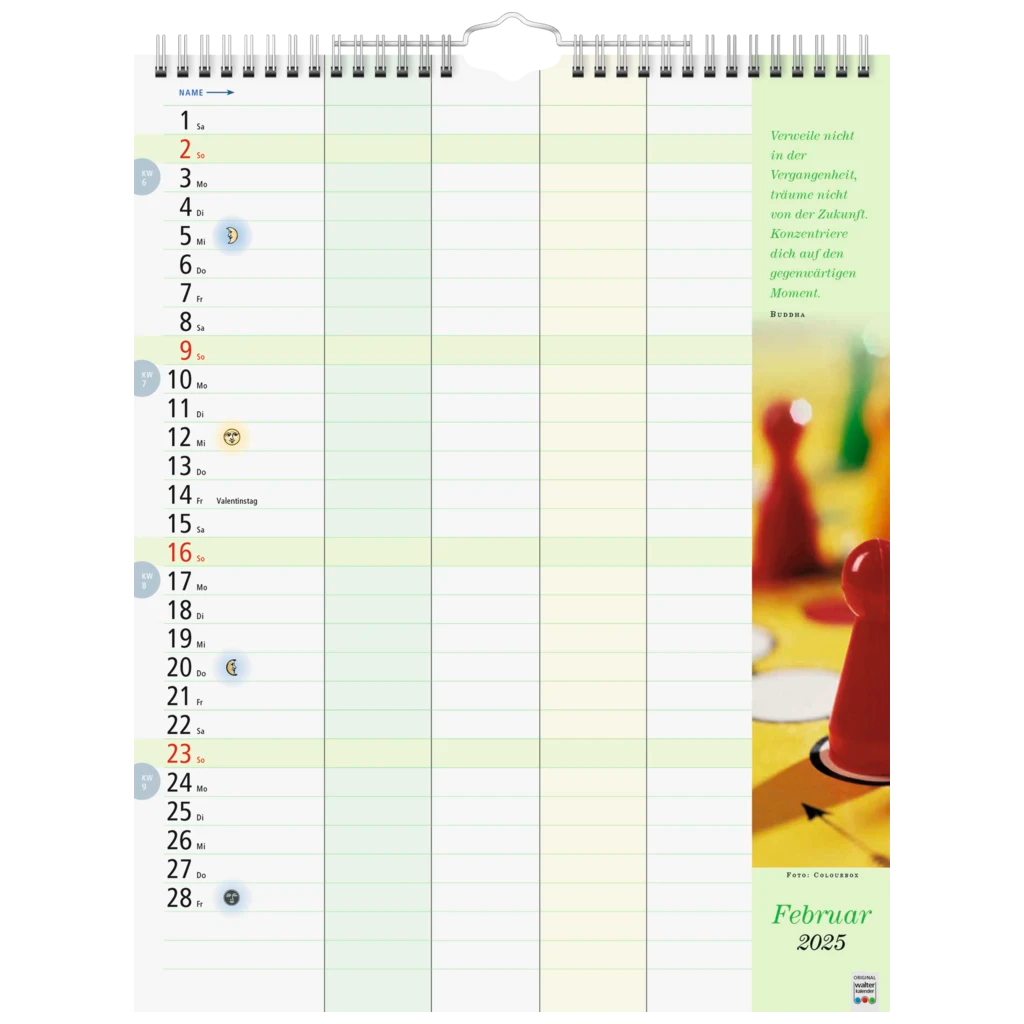 Bildkalender '25 „Familienkalender“ | 245×310 mm