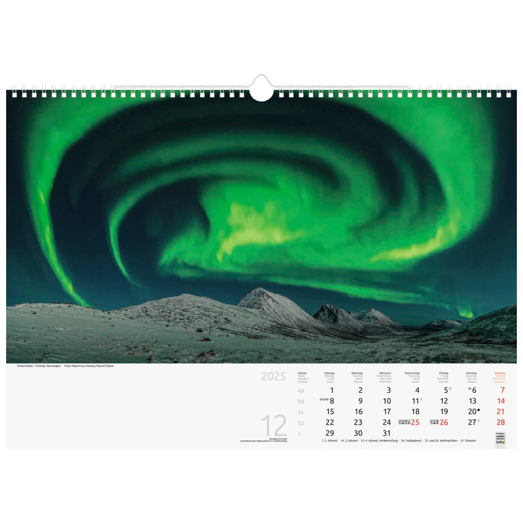 Bildkalender '25 „Faszination Erde“ | 440×310 mm