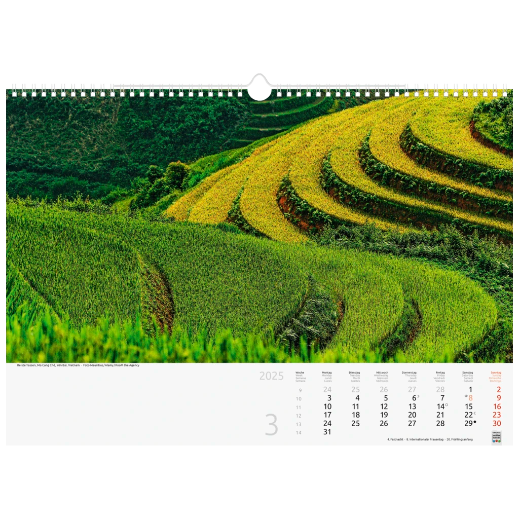 Bildkalender '25 „Faszination Erde“ | 440×310 mm