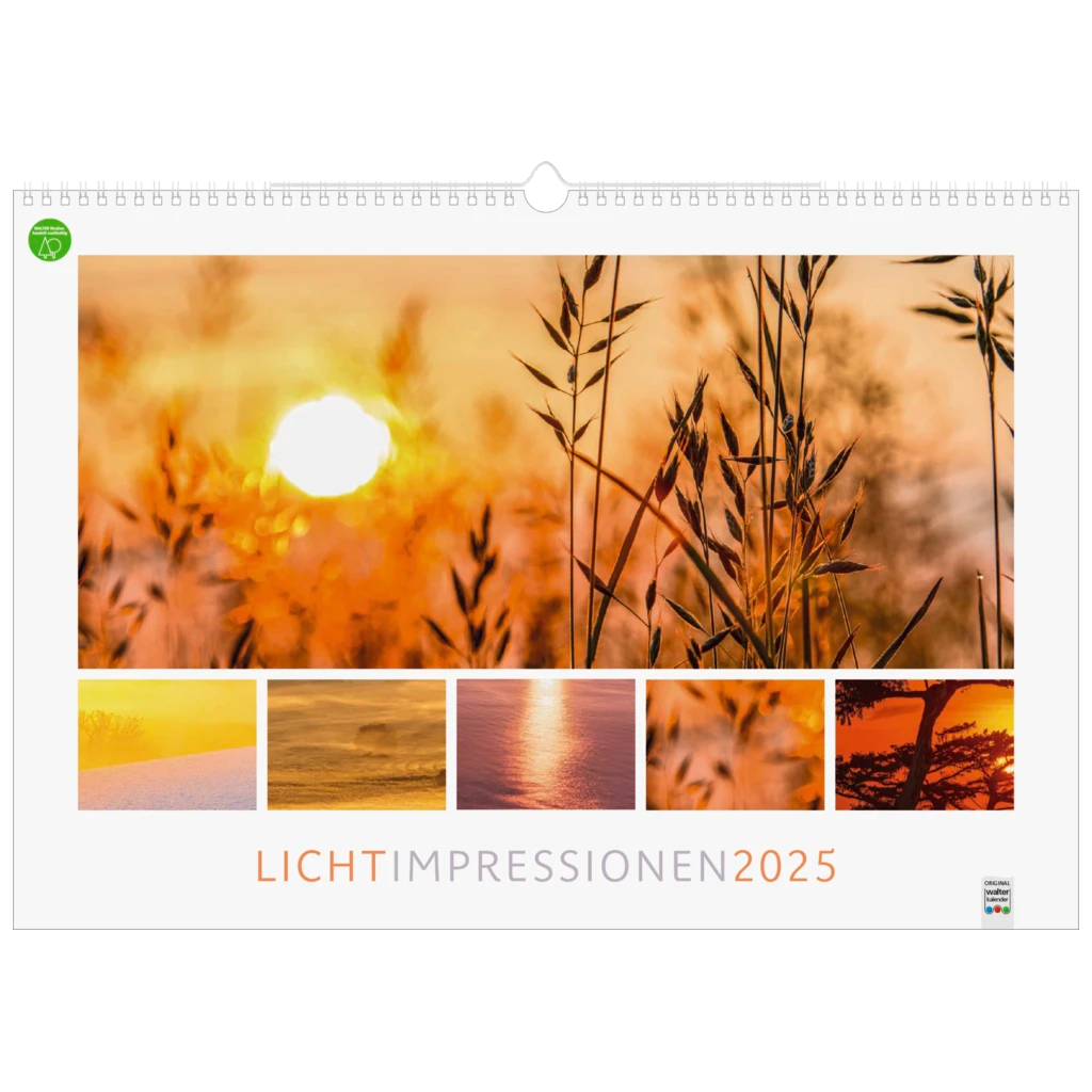 Bildkalender '25 „Lichtimpressionen“ | 490×340 mm