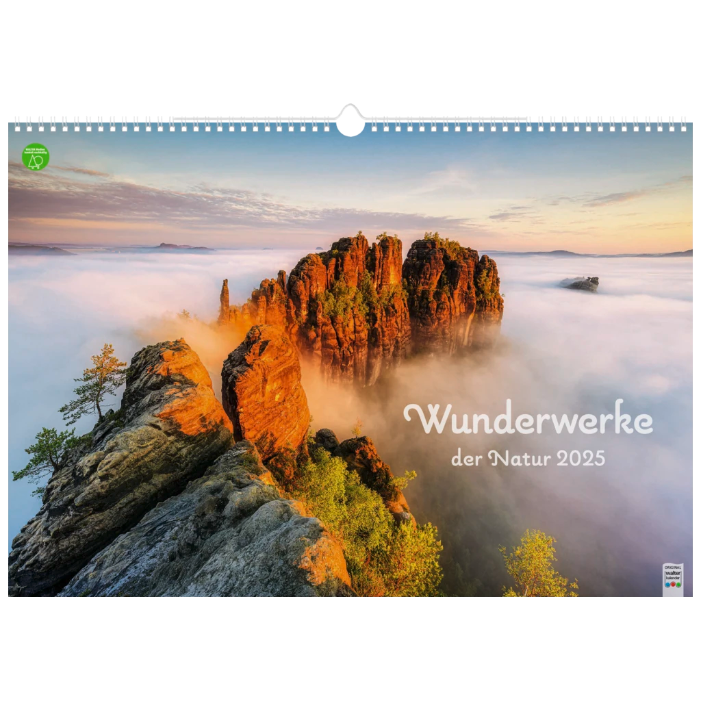 Bildkalender '25 „Wunderwerke der Natur“ | 490×340 mm