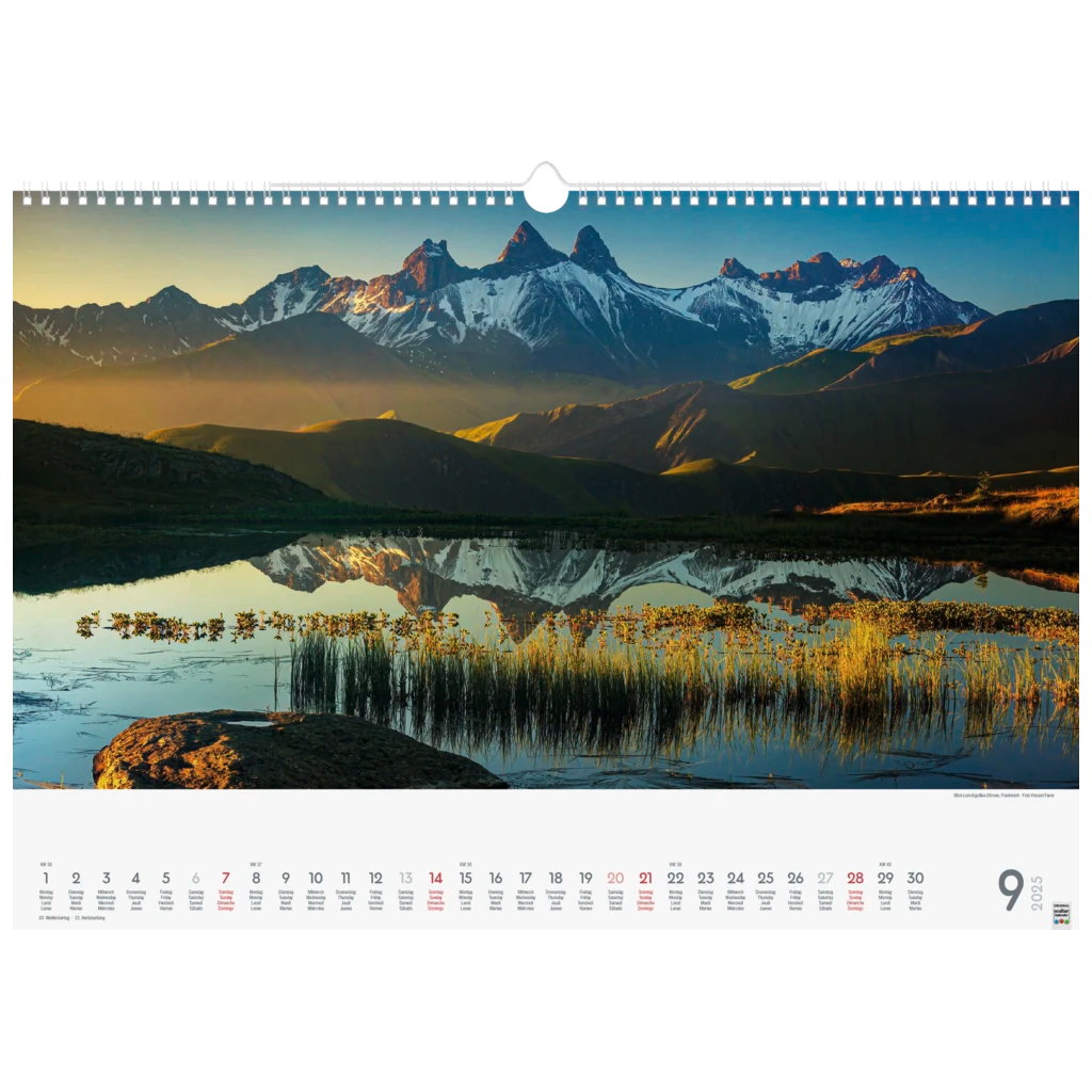 Bildkalender '25 „Wunderwerke der Natur“ | 490×340 mm