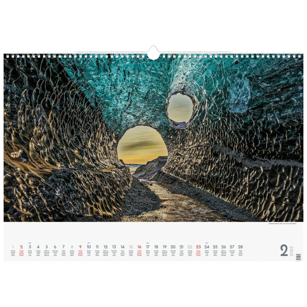 Bildkalender '25 „Wunderwerke der Natur“ | 490×340 mm